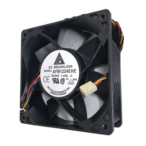 For Delta AFB1224EHE 24V 1.05A 12038 120x120x38mm Inverter Stort luftvolum Kjølevifte CPU Bytte av kjølevifte