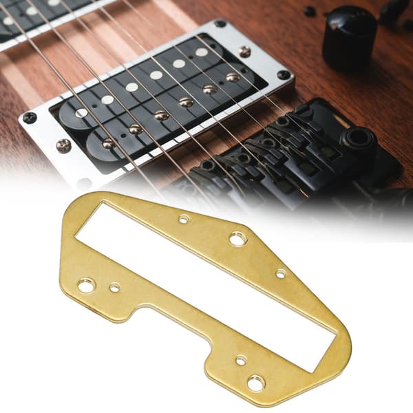 Kobberbunnplate for gitarbro-pickuper forbedrer gitarens lydkvalitet