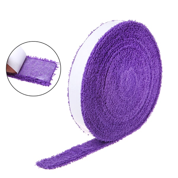 1 rulle halkfri badminton tennis handduk handlim grepp övergrepp 10M Purple