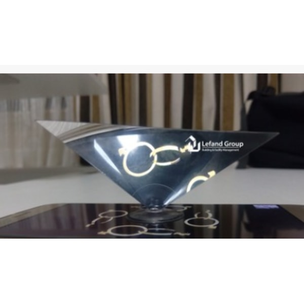 3D Hologram Pyramide 360 Graders Display Projektor for Smart Mobiltelefon