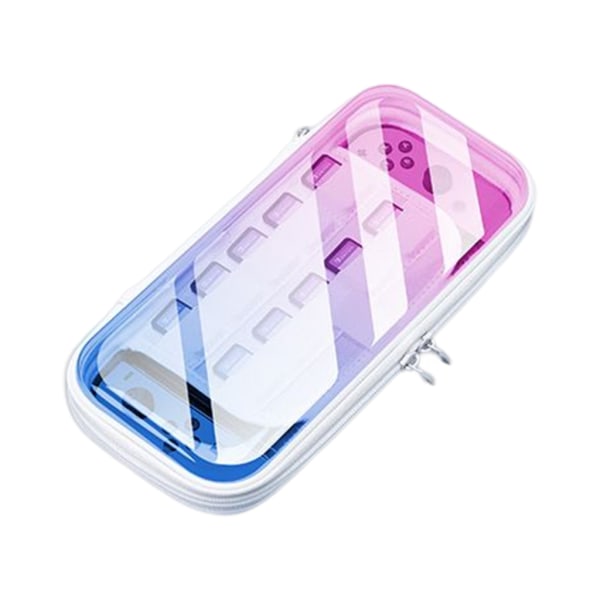 Case för OLED-förvaringsväska Case Transparenta skal Förvaringsbox Speltillbehör Slitstark Blue powder