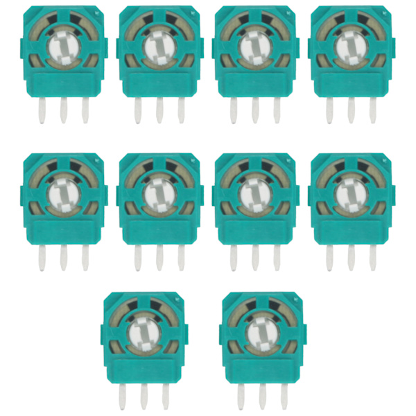 10x 3D Analoginen Joystick Potentiometri-anturimoduulin akselivastus ohjaimen mikrokytkimen vaihtoon