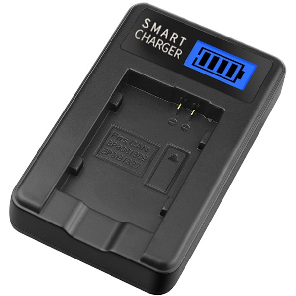 Lätt USB -kamera Batteriladdare Laddningsstatusindikator för BP808 FS100