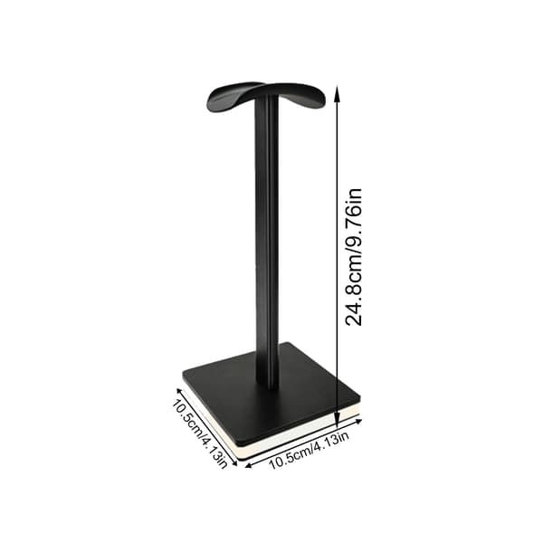 LED Headset Stand til PC, Pladsbesparende Design, Skrivebordsopbevaring