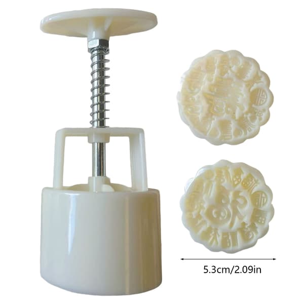 Matvaregodkjent ABS Lunarcake Maker Cast Delight Embossing For Festlig Baking