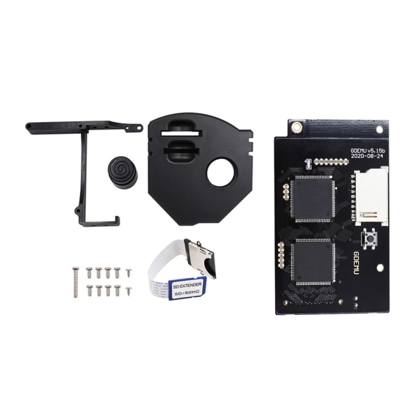 Erstatning GDEMU Optical Drive Simulation Board V5.15b Drive Board og Card Mount Kit Extender Adapter