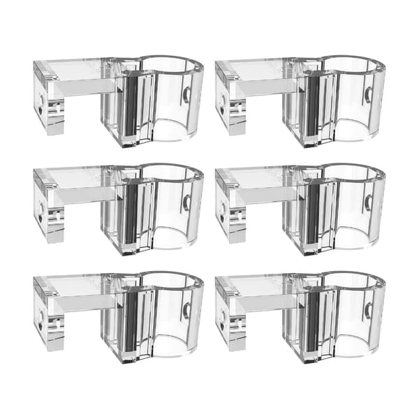 6 STK Hydroponisk Planteholder for Akvariedekorasjon