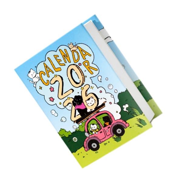 2026 Daglig Kalenderplanlegger 372 Uforede Ark Rivbar Kalender Skriveblokk
