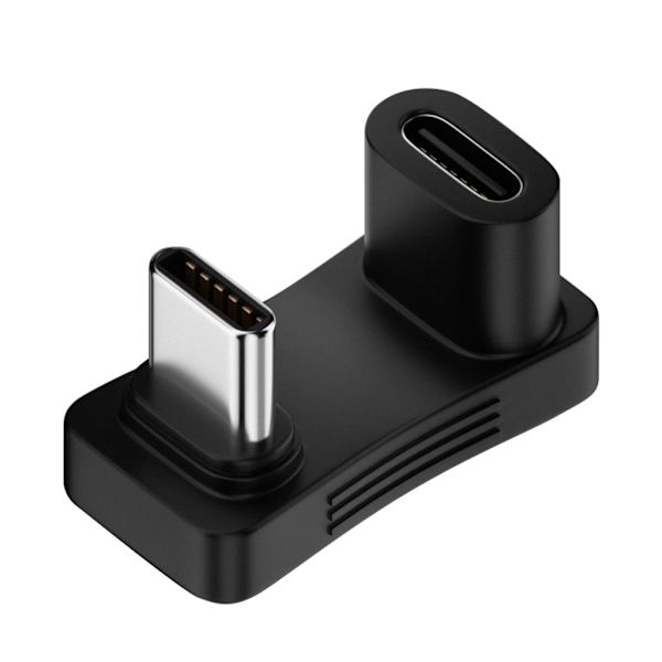Oikean kulman konsolin sovitinmuunnin 90 asteen USB C Type-C -laajennusliitin uros-naaras Steam Deck -puhelimelle
