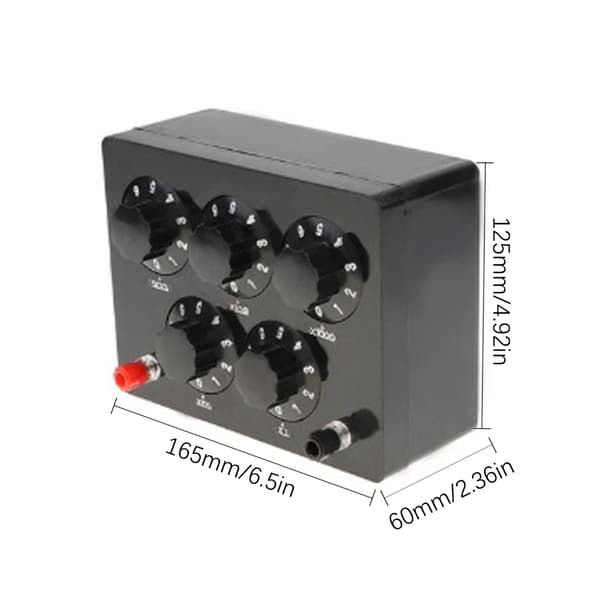 0-99999.9Ohm Modstand til Undervisningsinstrument Eksperiment Modstandsboks