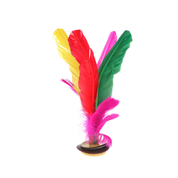 China Footbal Foot Kick Flywheel Fantasy Goose Feather Shuttlecock Jianzi 19cm