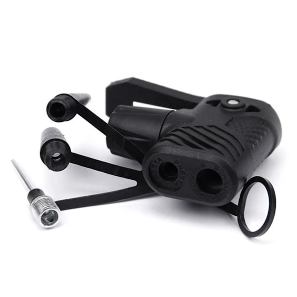 Cykelpump Luftmunstycke Adapter Multifunktionell Anslutning