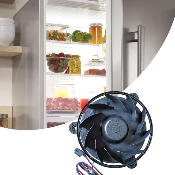 Premium ABS fryser køleventilator 12V 0.22A for bedre luftbevægelse