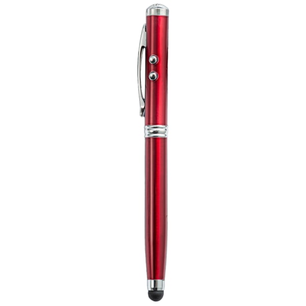 Sensitive Stylus Gel Pen Infrarød indikator LED-lys 4 i 1 for kvinner Menn Gave