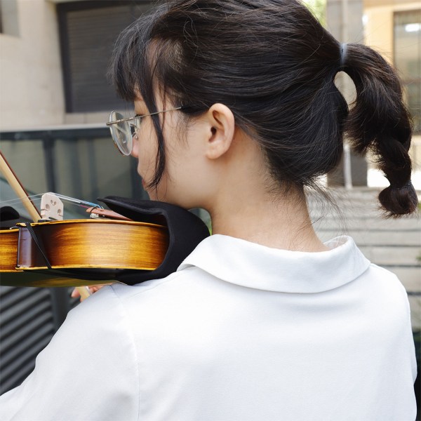 Åndbar 3/4 4/4 Violin Skulderstøtte til Musikstuderende Lærere Kunstnere Red