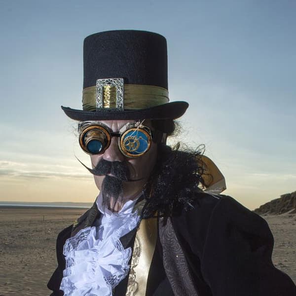 Gothic Steampunk -lasit Vintage Steampunk -lasit Lasit Gothic Cosplay -lasit