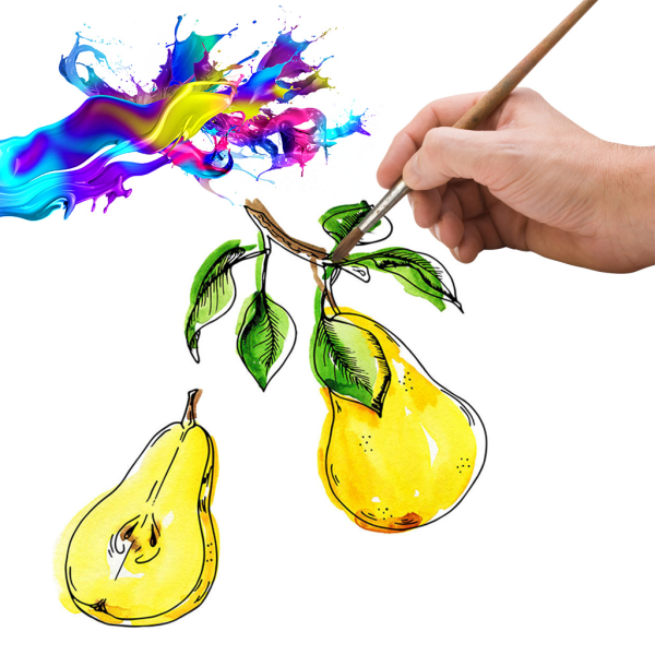 18 färger Gouache set giftfria levande pigment för barnmålning Yellow