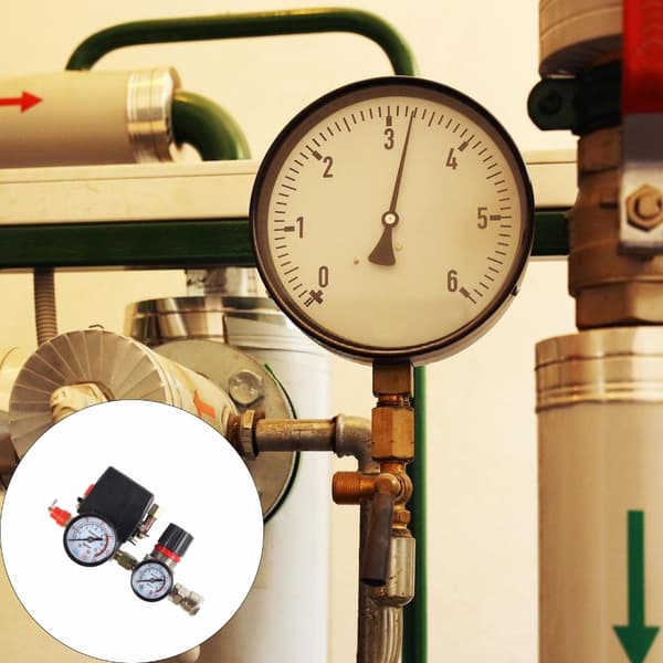 Sterk Luftkondensator Trykkregulator Kontrollendring med Måling