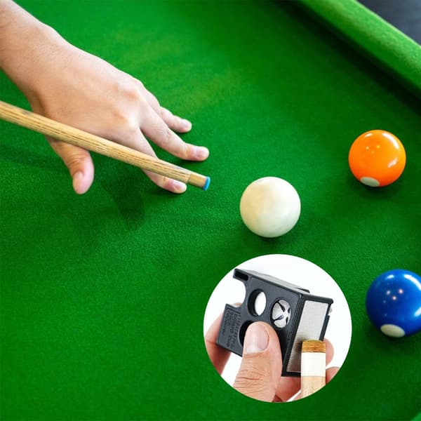 Pool Kø Tip Fixer Billard Kø Tip Slibeværktøj Letvægts Pool Kø Tip
