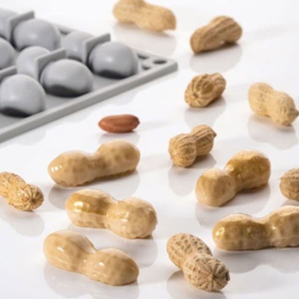 24 Hulrom Peanøtt Sjokolade Bakeform Matkvalitets Silikon Mousse Kakeformer