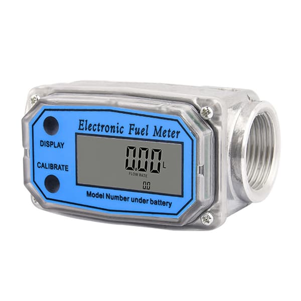 1\" flödesmätare elektronisk digital display flödesmätare med aluminiumhölje