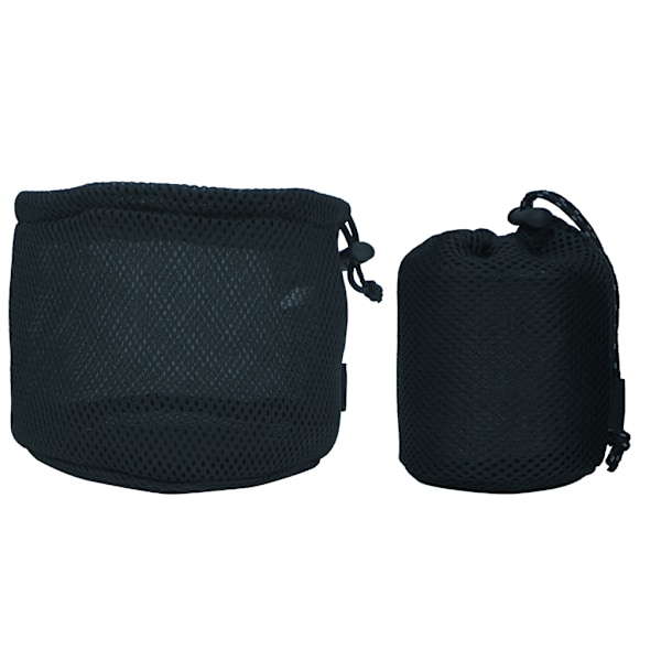 Nylon Mesh Dragkedja Väska Utomhus Camping Bestick Organisatörer Förvaringspåse Large and Small