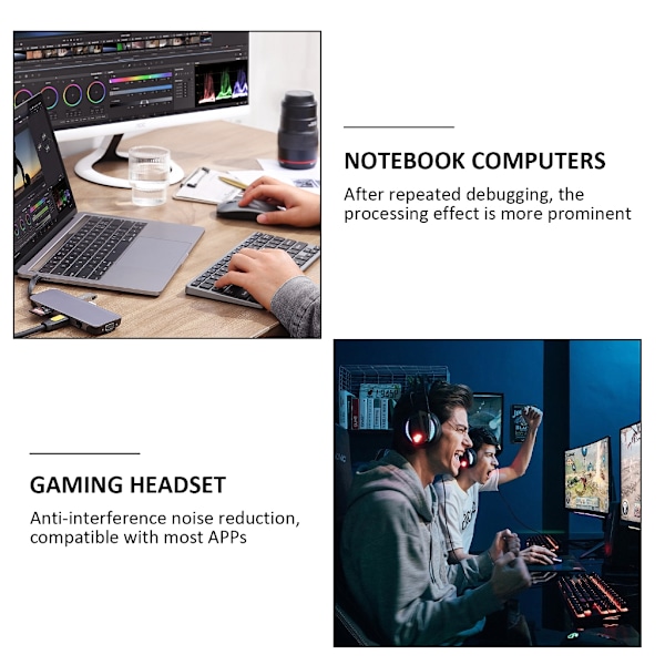 Udskiftningsmikrofoner til Quantum 400 Støjreducerende Gaming Headsets