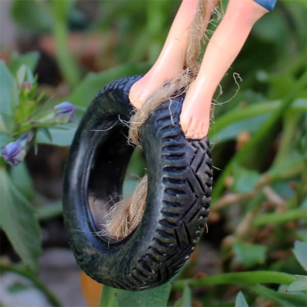 Miniature Fe Figur Udendørs Havepynt