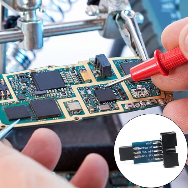 10-pin til 6-pin konverteringskort for AVR ISP-programmerer
