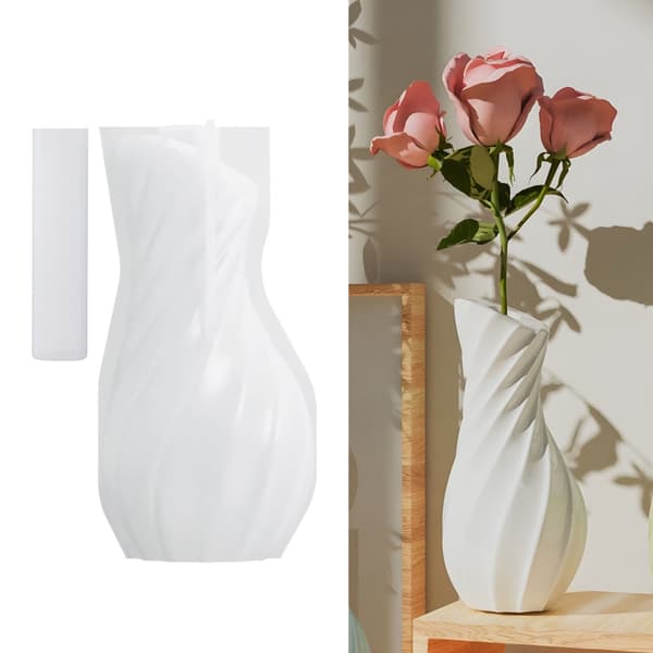 Stribede silikone vaseforme til blomstervase epoxy resin silikoneforme