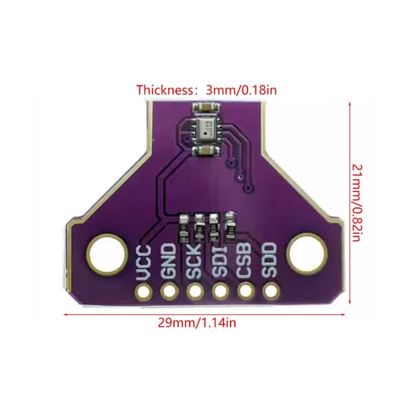 MCU-06 SPL06-001 Droner Høyde Trykk Sensorisk Modul Høyde Sensorisk Kort