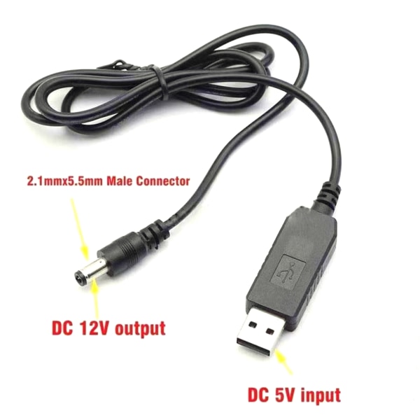 USB till DC 5V 9V 12V Adapter Omvandlarkabel USB till 8PCS DC-uttag för router Minifläkthögtalare WIFI Laddningsbankkontakt 5V