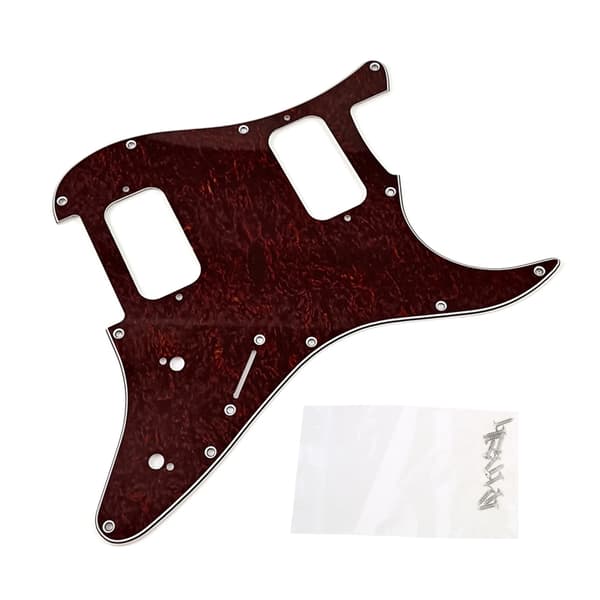11 Huller 4-lags Guitar Bas Pickguard Ridseplade Standard