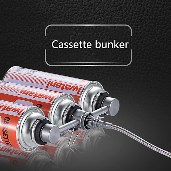 3 i 1 Butanadapter Konverteradapter Kassett Gasbehållare Butankonverter
