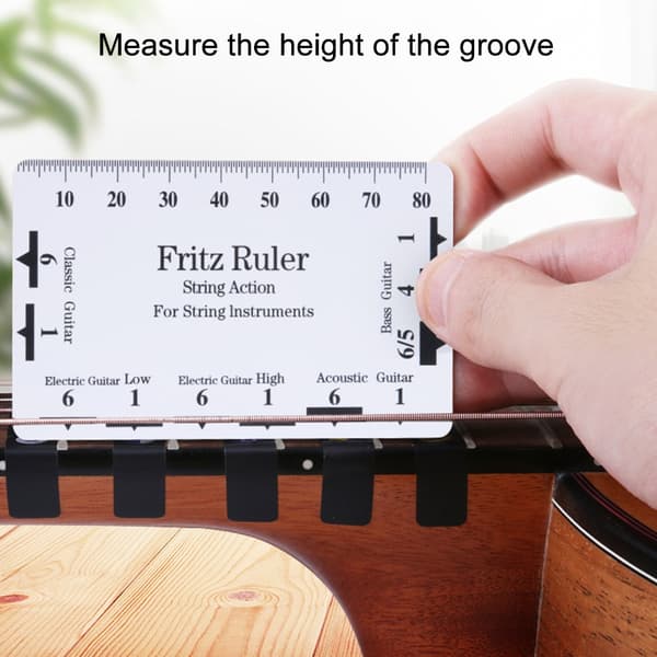 Gitarrhöjdsmätare, Gitarrinställnings- och reparationsverktyg för ukulele, banjos