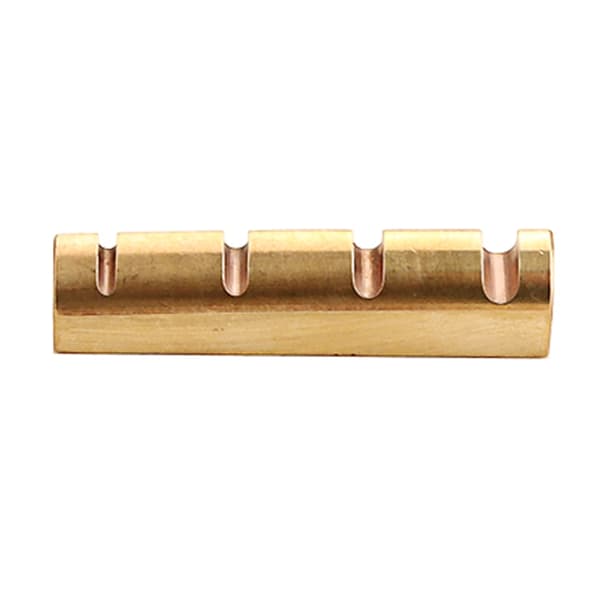 Pre-Slotted Brass Nuts Replacement 4 String Electric Bass Guitar Top Nut