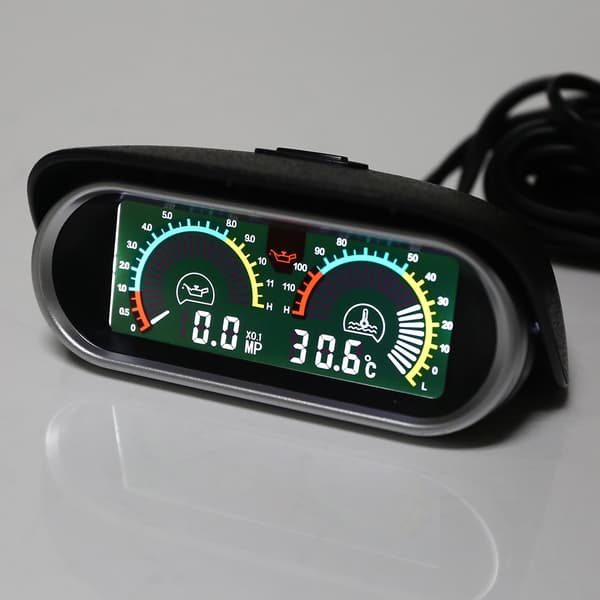 Digital peker med sensor 1/8 NPT meter oljetrykksmåler bar sensor 12v/24v
