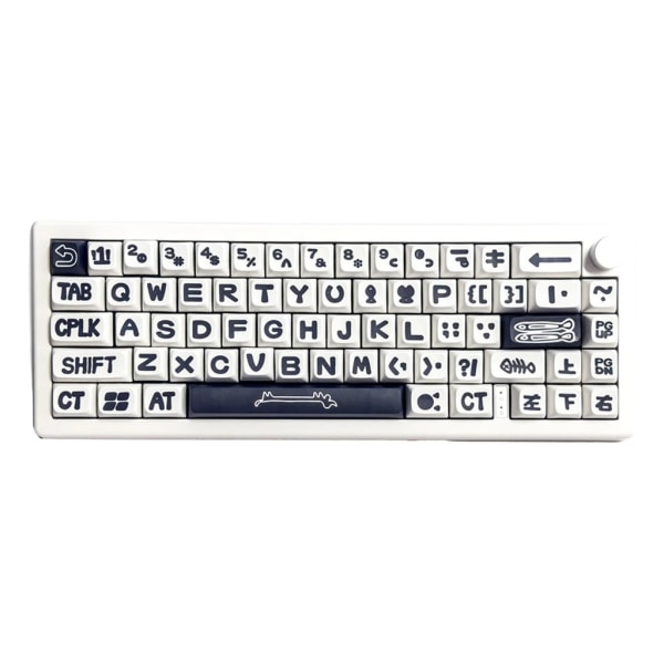 XDA Profile Keycaps Tykk PBT Keycap Set for 128 Keys Animal Party Key Caps