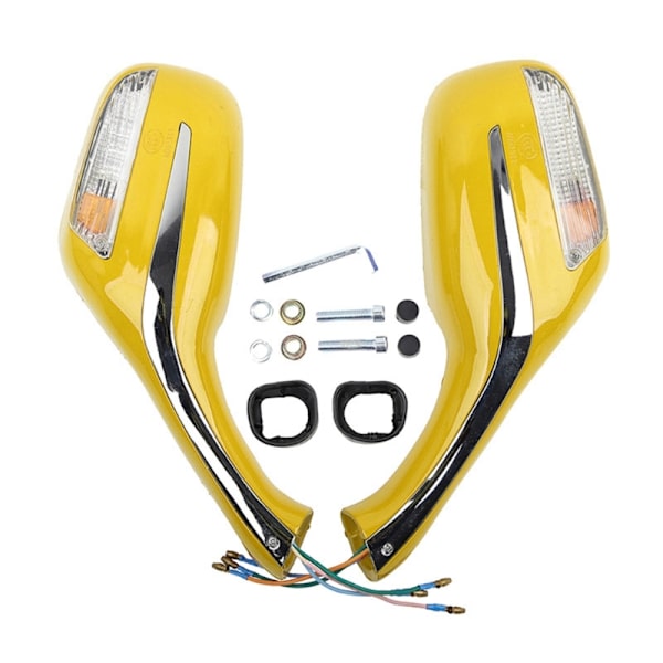 Motorcykel LED forreste blinklys, set bagfra, sidespejle, Universal Motorcykel modifikationsspejle