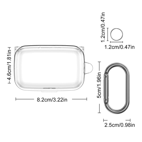 Øretelefonetui Lille bæretaske Elegant øreproppetui til True Wireless 4/3
