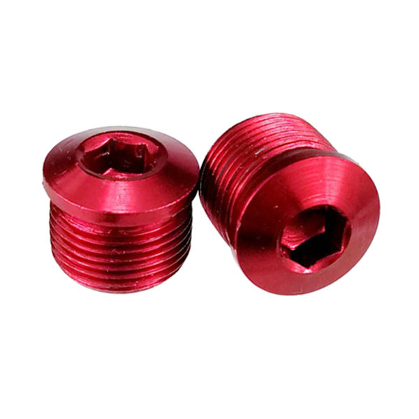 CNC Cykelpedal Dæksel Cykel Pedal Reparation Dele Rustfrit Leje Pedal Dæksel Red