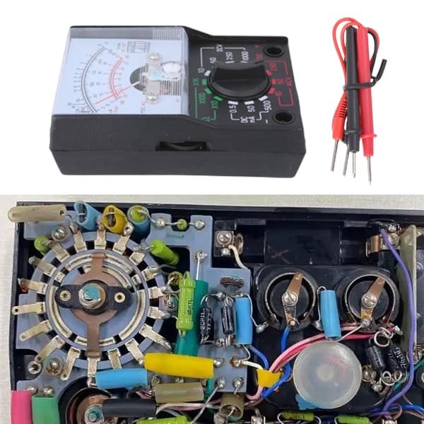 Mini MF-110A Elektrisk AC/for DC OHM Voltmeter Amperemeter Multimeter Meter Multi Tester
