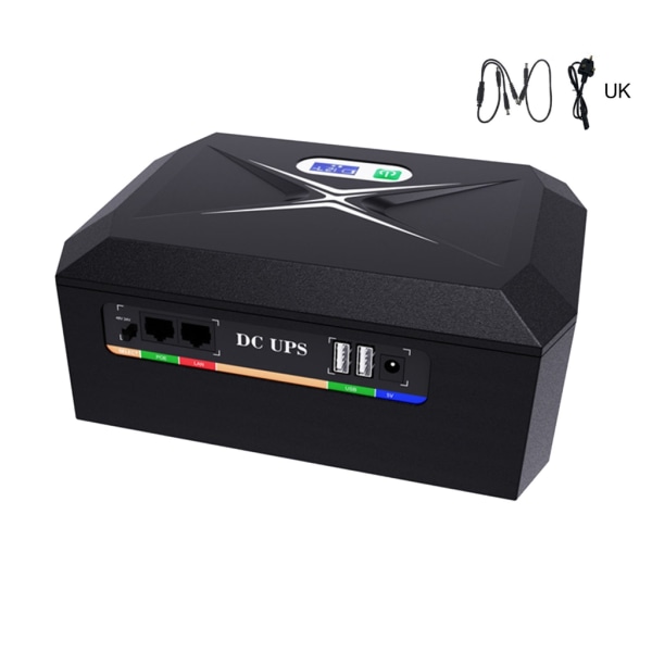 60W UPS-batteribackup 17600mAh 20800mAh Mini UPS for sikkerhetskamera Wifi-ruter Høyttaler LED-lysstrimmel Batteribackup