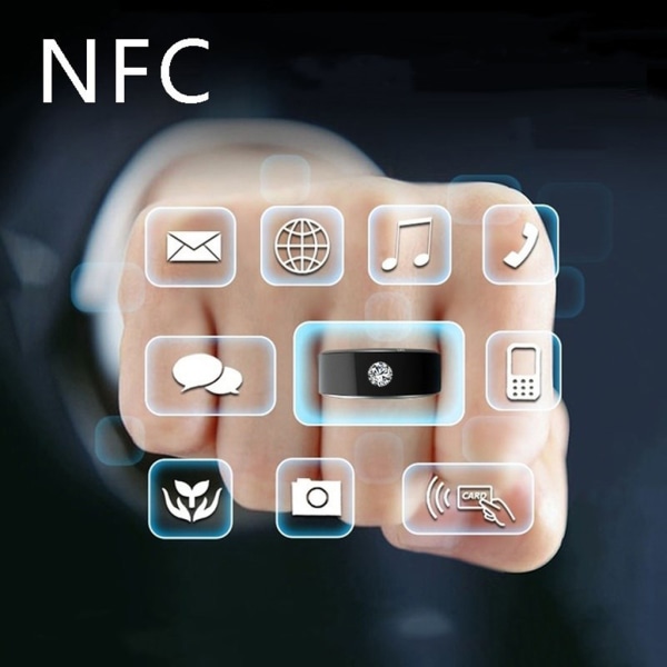 Praktiska digitala ringar passar för Android för Windows NFC-mobiltelefoner null - 10