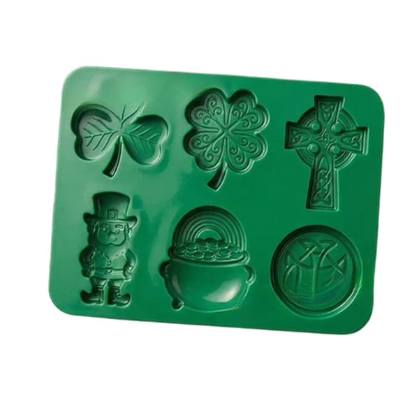 Plastik Shamrock Form Form Til Feriebagning Og Håndværk Chokoladeform