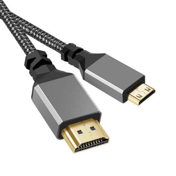 4K HDMI-kompatibel kabel Ultra High Speed ​​HDMI-kompatibel 2.1-kabel 4K 60Hz Stöd ARC eARC 1ms 12bitar null - C 1m