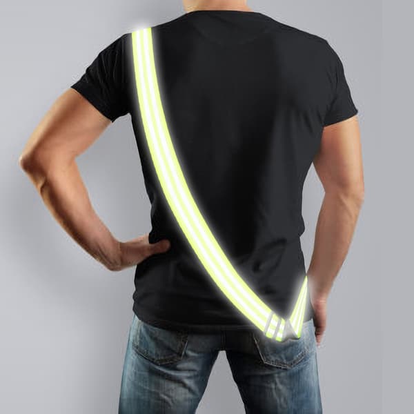 Sikker Gåing Sykling Elastisk Løping Refleksbelte Elastisk Armbånd Midjebånd