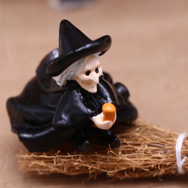Tillbehörsset i trä med älvdörr, miniatyrpumpascen, samlarobjekt för högtider