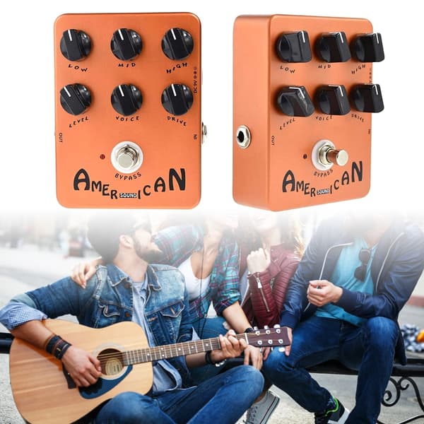 Gitarr Simulerar Distortion Ljudbox Effektpedal med Modern Tonflexibilitet