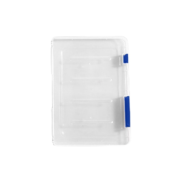 Förvaringslådor Organizer A4/A5 Transparent förvaringslåda Klar plast Dokumentpappersfyllning för case plast Blue A5